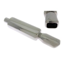 Rear Muffler TurboWorks 76x87mm inlet 57mm