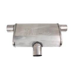 Rear Center Muffler 76mm TurboWorks LT 304SS 355mm