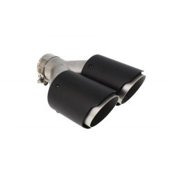 Exhaust Tip 101mmx2 enter 65mm Carbon Matte