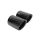 Exhaust Tip 74mmx2 enter 71mm Black Chrome