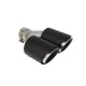 Exhaust Tip 101mmx2 enter 76mm Carbon Matte