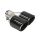 Exhaust Tip 101mmx2 enter 63mm Right Carbon Gloss