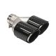 Exhaust Tip 101mmx2 enter 63mm Right Carbon Gloss