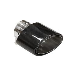 Exhaust Tip 90x150mm enter 76mm Carbon Gloss