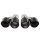 Exhaust Tip 101mmx2 enter 76mm Carbon Gloss Set
