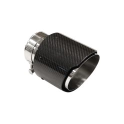 Exhaust Tip 101mm enter 70mm Carbon Gloss