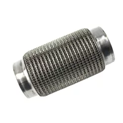 Exhaust flex pipe 40x100mm Reinforced 304SS