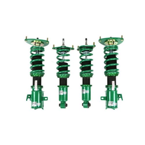 Tein Flex Z Adjustable Coilover Kit with TÜV Certification for Mitsubishi Lancer Evolution VIII/IX (2003-2006) - VSR84-C1SS4 – 16-Level Damping and EDFC Compatible