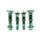 Tein Flex Z Adjustable Coilover Kit with TÜV Certification for Mitsubishi Lancer Evolution VIII/IX (2003-2006) - VSR84-C1SS4 – 16-Level Damping and EDFC Compatible