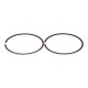 Wiseco Piston Ring Set Semi Keystone Tin Coated 98.40mm