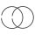 Wiseco Piston Ring Set Half Keystone 1.2mm