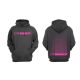 Wiseco Auto Hoodie. Pink Ink Sport Tek Brand sweatshirt-S