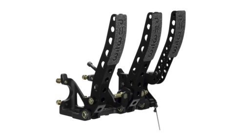 Wilwood Pedal Assembly Floor Mount-Brake Clutch & Throttle w/ Throttle Linkage