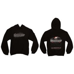Wiseco Team Hoodie (skully piston rear, black, dry blend)