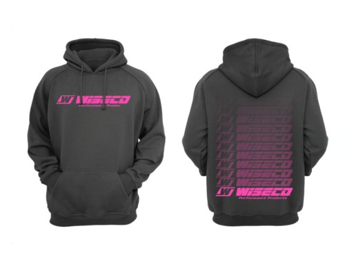 Wiseco Auto Hoodie. Pink Ink Sport Tek Brand sweatshirt-L