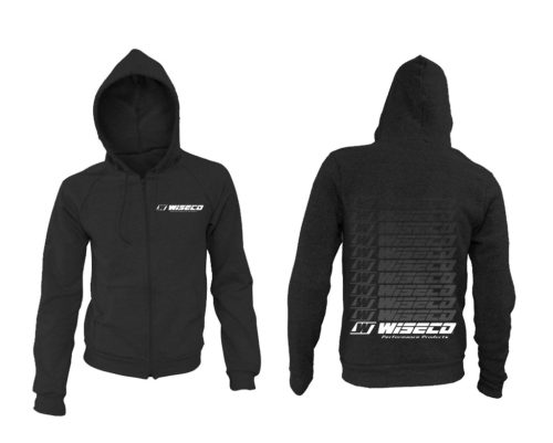 Wiseco Zip Up Sweatshirt Gradient Design Size M