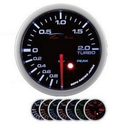   DEPO RACING SKPK 52mm Gauge - Turbo Boost Pressure Meter (Electrical, -1 - 2 BAR)