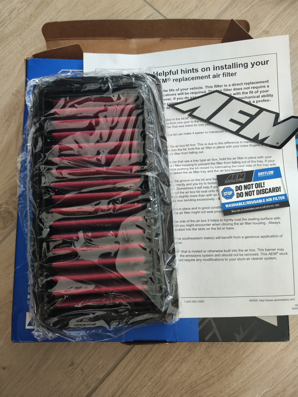 28-50044 AEM DryFlow Air Filter
